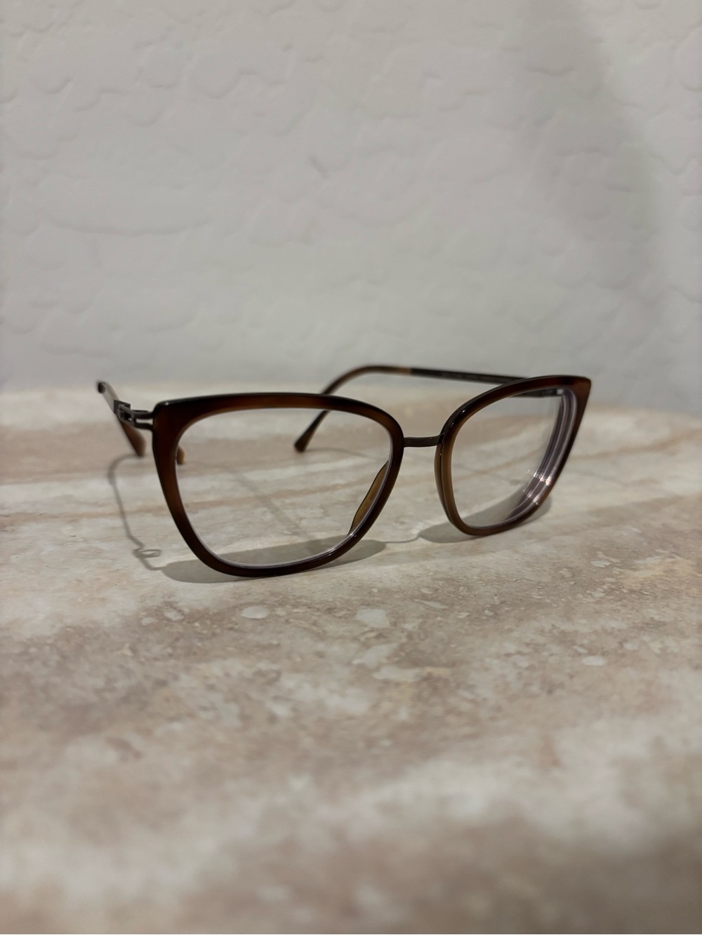 Mykita Lite Aili Color 856 Mocca Brown Cat-Eye Women's Eyeglasses